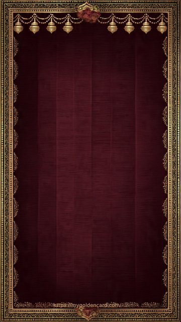 Traditional Wedding Invitation Card